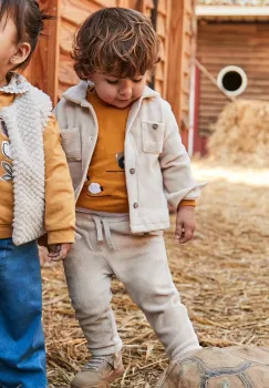 Mayoral pantaloni bebe culoarea bej, 2510 imagine