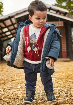 Mayoral pantaloni bebe culoarea bleumarin, 2510 imagine