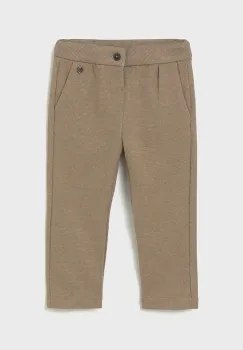 Mayoral pantaloni bebe culoarea maro, melanj, 2511 imagine
