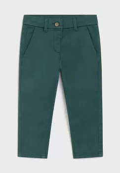 Mayoral pantaloni bebe culoarea verde, neted, 521 imagine