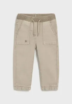 Mayoral pantaloni bebe jogger serza soft culoarea bej, 2503 imagine