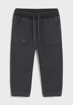 Mayoral pantaloni bebe jogger serza soft culoarea negru, 2503 imagine