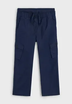 Mayoral pantaloni copii cargo culoarea albastru marin, neted, 3571 imagine