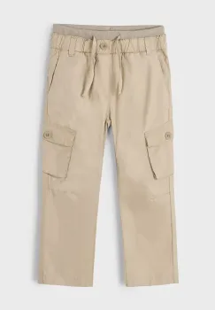 Mayoral pantaloni copii cargo culoarea verde, neted, 3571 imagine