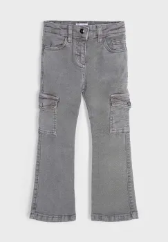 Mayoral pantaloni copii cargo z serzy culoarea gri, neted, 4543 imagine