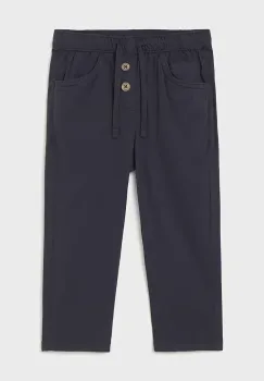 Mayoral pantaloni copii culoarea albastru marin, neted, 1577 imagine