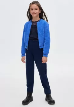 Mayoral pantaloni copii culoarea albastru marin, neted imagine