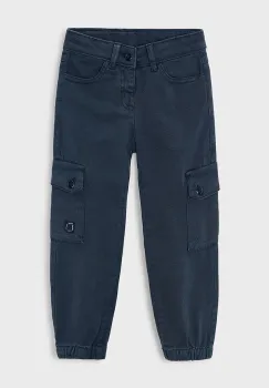 Mayoral pantaloni copii culoarea bleumarin, uni, 4557 imagine