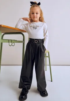 Mayoral pantaloni copii culoarea negru, 4574 imagine