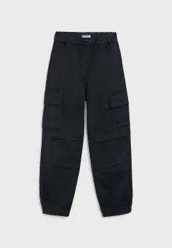 Mayoral pantaloni copii culoarea negru, uni, 7575 imagine