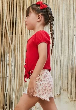 Mayoral pantaloni copii culoarea portocaliu, modelator imagine