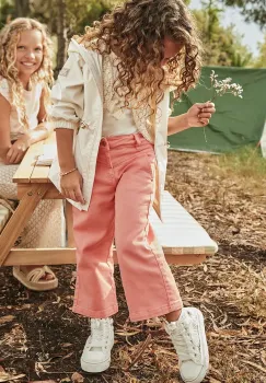 Mayoral pantaloni copii culoarea roz, neted, 3555 imagine