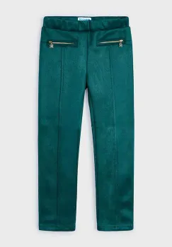 Mayoral pantaloni copii culoarea verde, neted, 4545 imagine