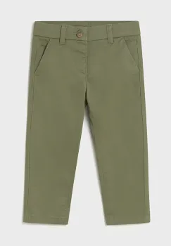 Mayoral pantaloni copii culoarea verde, neted, 522 imagine