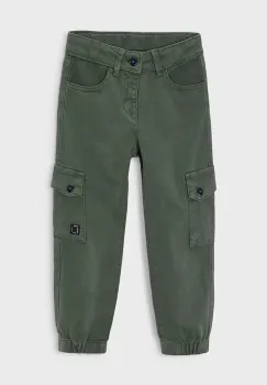 Mayoral pantaloni copii culoarea verde, uni, 4557 imagine