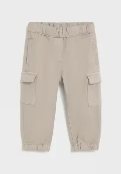 Mayoral pantaloni copii Joggery cargo culoarea maro, uni, 2506 imagine