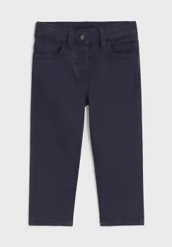 Mayoral pantaloni copii slim fit basic culoarea albastru marin, neted, 506 imagine