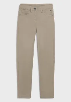 Mayoral pantaloni copii slim fit basic culoarea bej, uni, 582 imagine