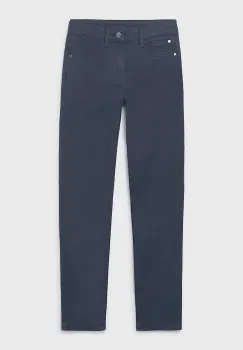 Mayoral pantaloni copii slim fit basic culoarea bleumarin, uni, 582 imagine