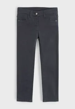 Mayoral pantaloni copii slim fit basic culoarea negru, neted, 509 imagine