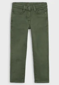 Mayoral pantaloni copii soft regular fit culoarea verde, uni, 4562 imagine