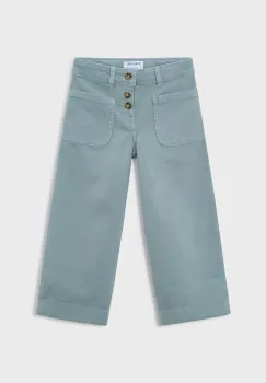 Mayoral pantaloni culoarea turcoaz, uni, 4576 imagine