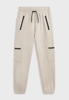 Mayoral pantaloni de trening pentru copii culoarea bej, neted, 6528 imagine