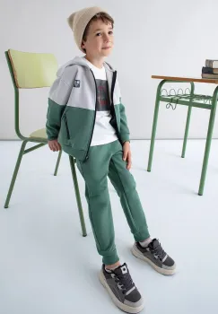 Mayoral pantaloni de trening pentru copii culoarea verde, 725 imagine