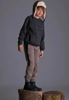 Mayoral pantaloni de trening pentru copii culoarea verde, cu imprimeu, 7565 imagine
