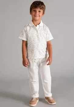 Mayoral pantaloni pentru copii cu adaos de in imagine