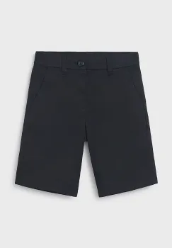 Mayoral pantaloni scurti copii bermudy chino basic culoarea negru, 242 imagine