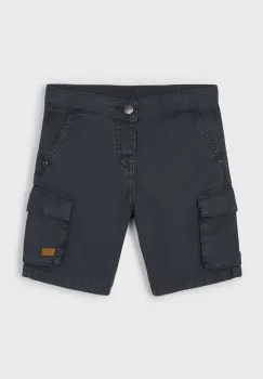 Mayoral pantaloni scurti copii cargo culoarea albastru marin, 3220 imagine