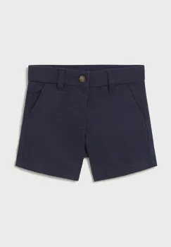 Mayoral pantaloni scurti copii chino basic culoarea albastru marin, 207 imagine