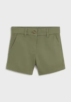 Mayoral pantaloni scurti copii chino basic culoarea verde, 207 imagine