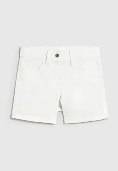 Mayoral pantaloni scurti copii culoarea alb, 206 imagine
