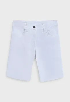 Mayoral pantaloni scurti copii culoarea alb, 231 imagine