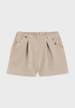 Mayoral pantaloni scurti copii culoarea bej, neted, 2252 imagine