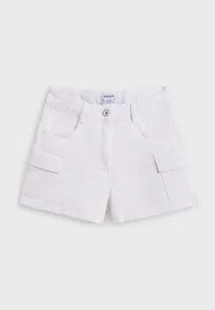 Mayoral pantaloni scurti copii culoarea bej, neted, 6218 imagine