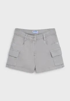 Mayoral pantaloni scurti copii culoarea gri, neted, 6218 imagine