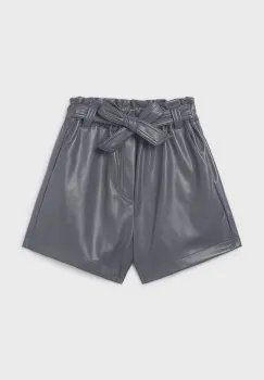 Mayoral pantaloni scurti copii culoarea gri, uni, talie reglabila, 7218 imagine