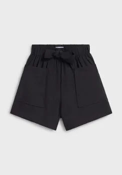 Mayoral pantaloni scurti copii culoarea negru, neted, 6216 imagine
