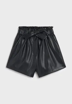 Mayoral pantaloni scurti copii culoarea negru, uni, talie reglabila, 7218 imagine