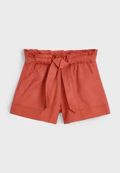 Mayoral pantaloni scurti copii culoarea portocaliu, neted, 3202 imagine