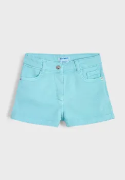 Mayoral pantaloni scurti copii culoarea turcoaz, neted, 234 imagine