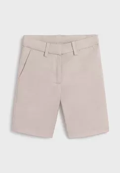 Mayoral pantaloni scurti copii slim culoarea bej imagine