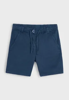 Mayoral pantaloni scurti din amestec de in pentru copii culoarea albastru marin, 3226 imagine