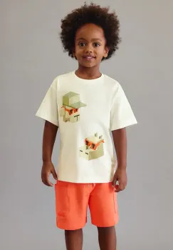Mayoral pantaloni scurti din bumbac pentru copii imagine