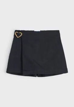 Mayoral pantaloni scurti din bumbac pentru copii culoarea negru, neted, 3906 imagine