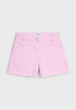 Mayoral pantaloni scurti din bumbac pentru copii culoarea roz, neted, 3205 imagine