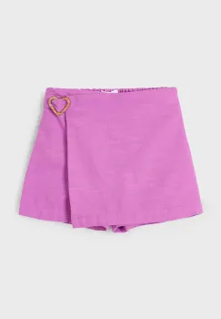 Mayoral pantaloni scurti din bumbac pentru copii culoarea roz, neted, 3906 imagine